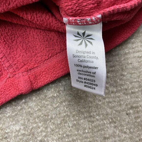 Athleta Jacket Women Medium Pink Zip Fleece Athletic Outdoors Ladies - Picture 4 of 12